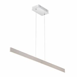 Eurofase 41-in 35W LED Pendant, Dim, 120V, 880 lm, 3500K, Grey