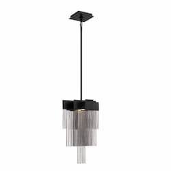 18-in 10W LED Pendant, Dim, 120V, 210 lm, 3000K, Black