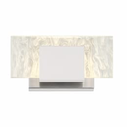 8-in 4.2W Kasha LED Vanity, 1-Light, 190 lm, 120V, 3000K, Nickel