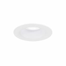 2-in 15W Midway LED w/ Trim, Round, 1077 lm, 120V, Selectable CCT, BLK