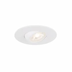 2-in 5W Midway LED w/ Trim, R, GIM, 415 lm, 120V, Selectable CCT, WH