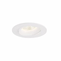 3-in 12W Midway LED w/Trim, R, Regressed GIM, 120V, Selectable CCT, WH