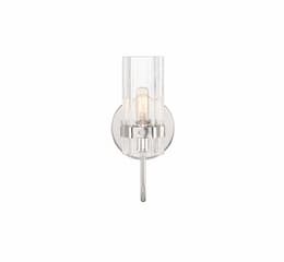 11-in 60W Brook Vanity, 1-Light, E12, 120V, Nickel