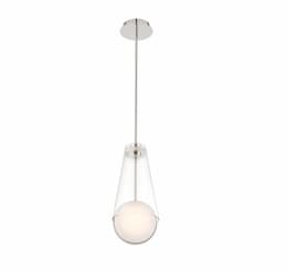 19-in 16W Solari LED Pendant, 1000 lm, 120V, 3000K, Nickel