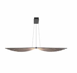 59-in 100W Seraph LED Chandelier, 2059 lm, 120V, 3000K, Black