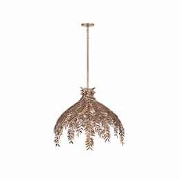 32-in 240W Jalore Chandelier, 4-Light, E26, 120V, Macchiato