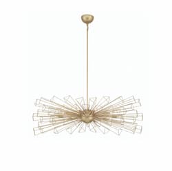 45-in 400W Dendelio Chandelier, 10-Light, E12, 120V, Gold