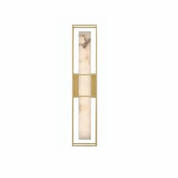 24-in 20W Blakley LED Wall Sconce, 734 lm, 120V, 3000K, Gold