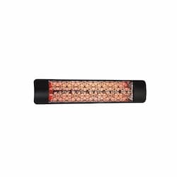 1500W Infrared Heater w/ B4 Plate, Single, 15A, 120V, Black