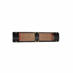 1500W Infrared Heater w/ B7 Plate, Single, 15A, 120V, Black