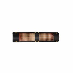 5000W Infrared Heater w/ B7 Plate, Double, 11.1A, 208V, Black