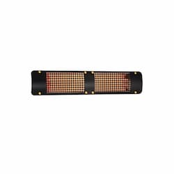 Innova 6000W Infrared Heater w/ B7 Plate, Double, 8.3A, 480V, Black