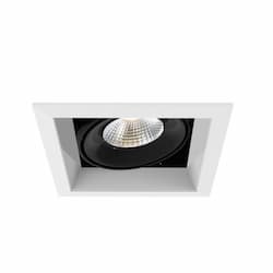 7-in 26W LED Recessed Downlight, Wide, Dim, 120V, 2500 lm, 4000K, WH