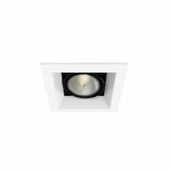 50W Recessed Light w/ Trim, 1-Light, PAR20, 120V, White/Black