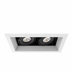 Eurofase 10-in 30W Recessed Downlight, 2-Light, Flood, 120V, 2580 lm, 3500K, WH