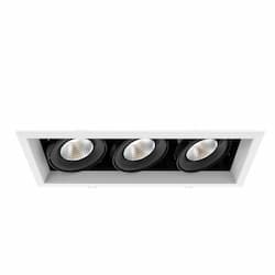 14-in 60W Recessed Downlight, 3-Light, Wide, 120V, 3870 lm, 3500K, WH