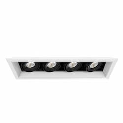 18-in 60W Recessed Downlight, 4-Light, Flood, 120V, 5156 lm, 3000K, WH