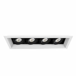 18-in 60W Recessed Downlight, 4-Light, Wide, 120V, 5156 lm, 3000K, WH