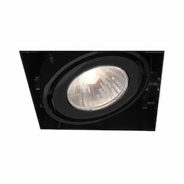 50W Recessed Light w/o Trim, 1-Light, GU10, 120V, Black