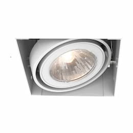 50W Recessed Light w/o Trim, 1-Light, GU10, 120V, White