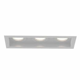 45W Tango LED w/ Trim, 3-Light, Wide, 120V-277V, 3000K, Black, Clear