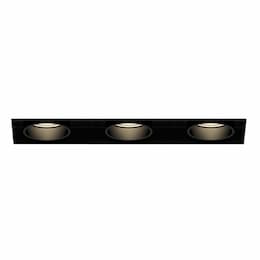 45W Tango LED w/o Trim, Pull Down, 3-Light, 120V-277V, 3000K, Black