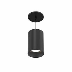 6-in 13W Whiskey Pendant Light, B, Wide, 120V-277V, 30K, BLK/BLK, CL