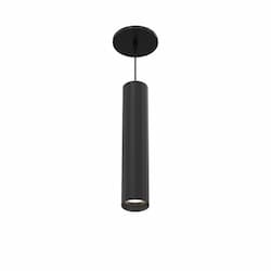 13-in 13W Whiskey Pendant Light, S, Narrow, 120V-277V, 27K, BLK/BLK,SP