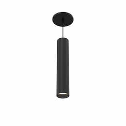 13-in 13W Whiskey Pendant Light, S, Narrow, 120V-277V, 27K, BLK/BLK,SP