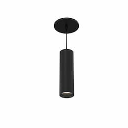 8-in 13W Whiskey Pendant Light, S, Medium, 120V-277V, 30K, BLK/BLK, HC