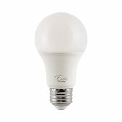 Euri Lighting 12W LED A19 Lamp, E26, Dimmable, 1100 lm, 120V, 90 CRI, 2700K