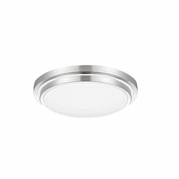 25W 16" LED Flush Mount Ceiling Light, Round, 2200 lm, 3000K, White