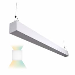 Euri Lighting 4-ft 50W LED Utility Light, Dimmable, 120-277V, 3000K-5000K