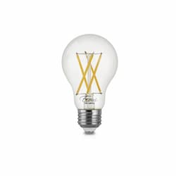 8.5W LED A19 Filament Bulb, Dimmable, E26, 800 lm, 120V, 2700K