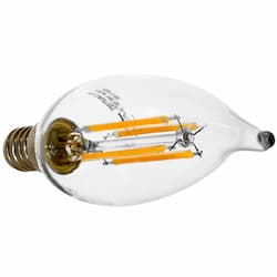 2700K 4W BA10-2000E Warm White LED Filament Bulbs - Energy Star