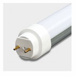 15W 4 Foot T8 LED Tube, Ballast Bypass, 6000K