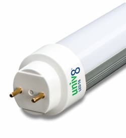 4100K 100-277V 8W 2ft Ballast Compatible T8 LED Tube