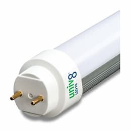 15W 4-ft T8 LED Tube, Hybrid, 4100K