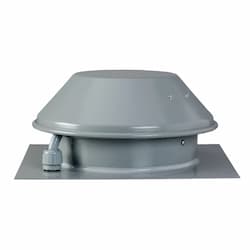 10-in 526W Roof Mount Centrifugal Fan w/ Plate & High Motor Power