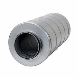 8-in Steel Circular Duct Silencer for Inline Duct Fan