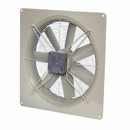 18-in 531W Axial Wall Mount Fan, 4 Pole, 120V, 4125 CFM, 1570 RPM