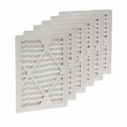 MERV13 Light Commercial Pleated Filter Kit, 1100-1400 CFM, 6-Piece