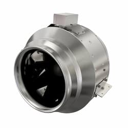 12-in 366W ECM Inline Mixed Flow Duct Fan, 120V, 1937 CFM, 1698 RPM