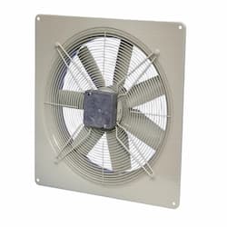 25-in 948W Axial Wall Mount Fan, 6 Pole, 230V, 7857 CFM, 1010 RPM