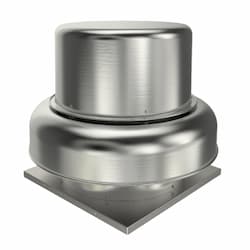 18-in Belt Drive Downblast Power Roof Vent, 1 HP, 3 Phase, 1169 RPM