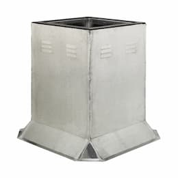 Galvanized Steel Fixed Vented Curb for 20-in Commercial Roof Vents