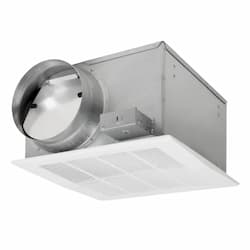 Single Speed DC Bathroom Fan w/o Bulb, 120V, 200-500 CFM, 60 Hz