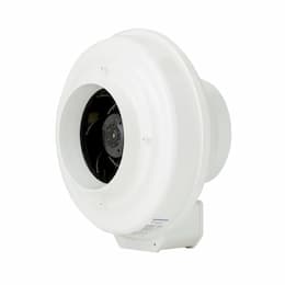 132W AC Radon Inline Fan w/ 3-in, 4-in & 6-in PVC Pipe, 337CFM, 1 Ph