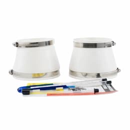 4x3-in Anti-Vibration Couplings for Radon Mitigation Systems