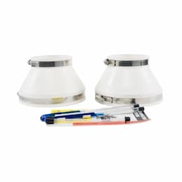 6x4-in Anti-Vibration Couplings for Radon Mitigation Systems